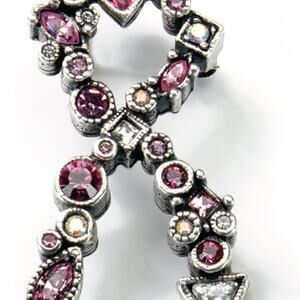 Patricia Locke Breast Cancer Awareness Swarovski Ribbon